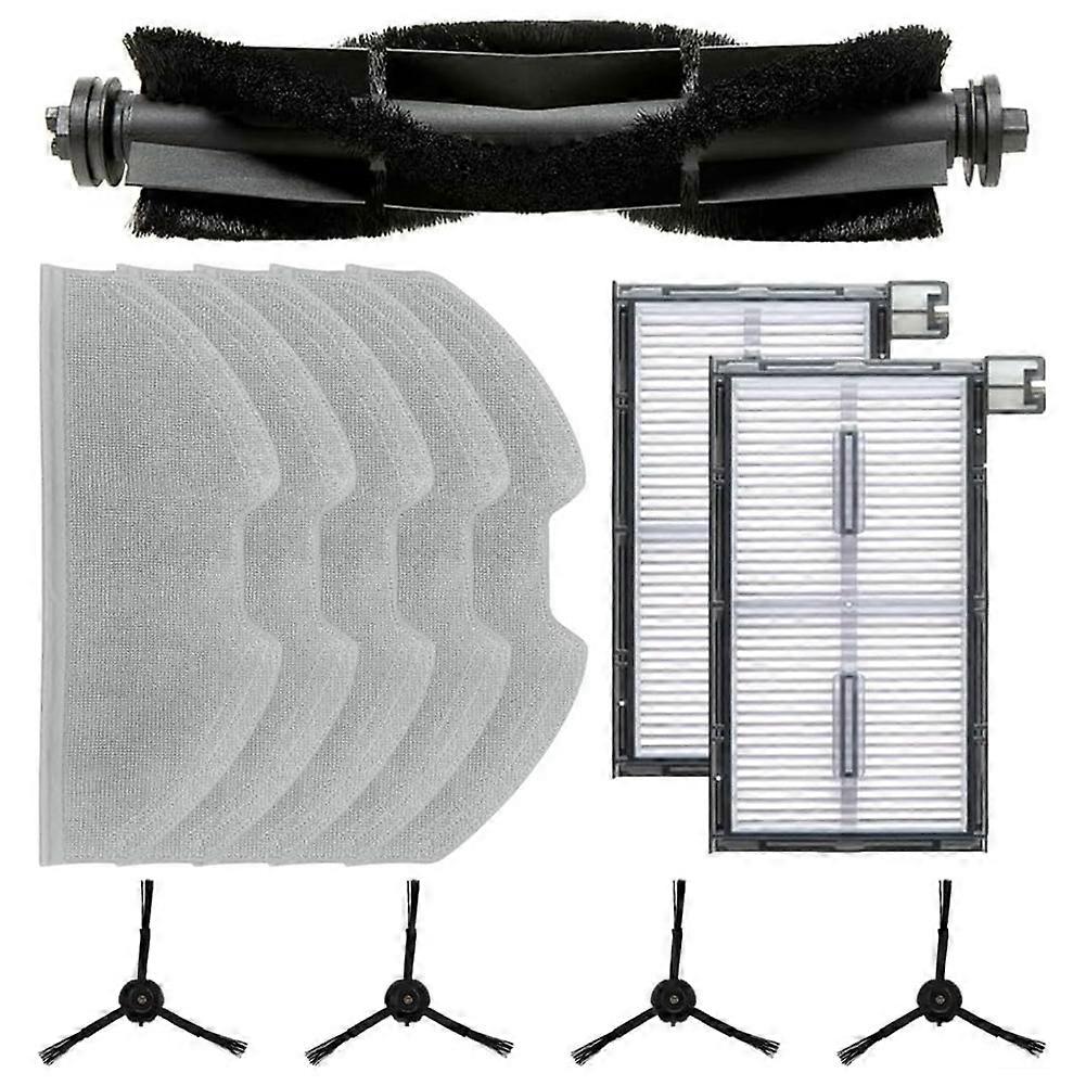 Teile Des Eufy X8 Pro Series X8 Pro Ses Roboterstaubsaugers: Hauptseitenbürste, Hepa-filter Und Reinigungstuch