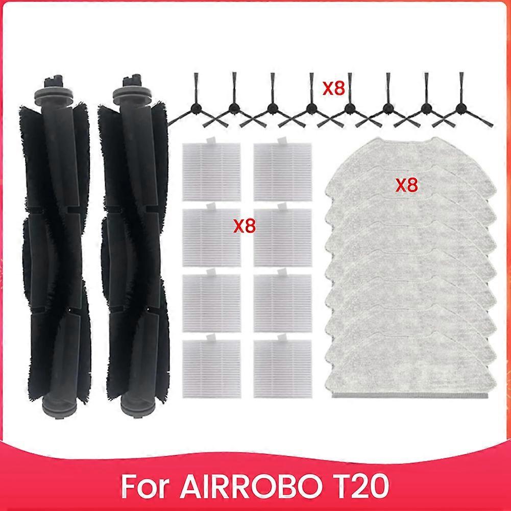 Ersatz-ersatzteile Für Airrobo T20 Roboter-staubsauger, Hauptseitenbürste, Hepa-filter, Mopptuch-zubehör