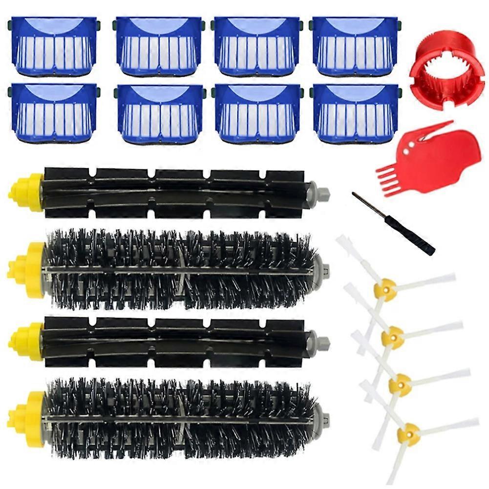 Ersatzbürsten- Und Filterset Für Den Roboterstaubsauger Der Serie Irobot Roomba 600 (610, 620, 625, 630, 650, 660).