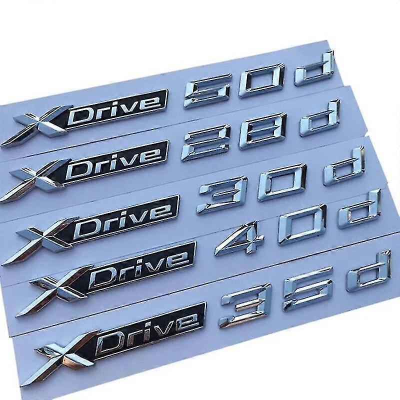 3d-abs-auto-fender-abzeichen-kofferraum-logo Für Bmw X1 X3