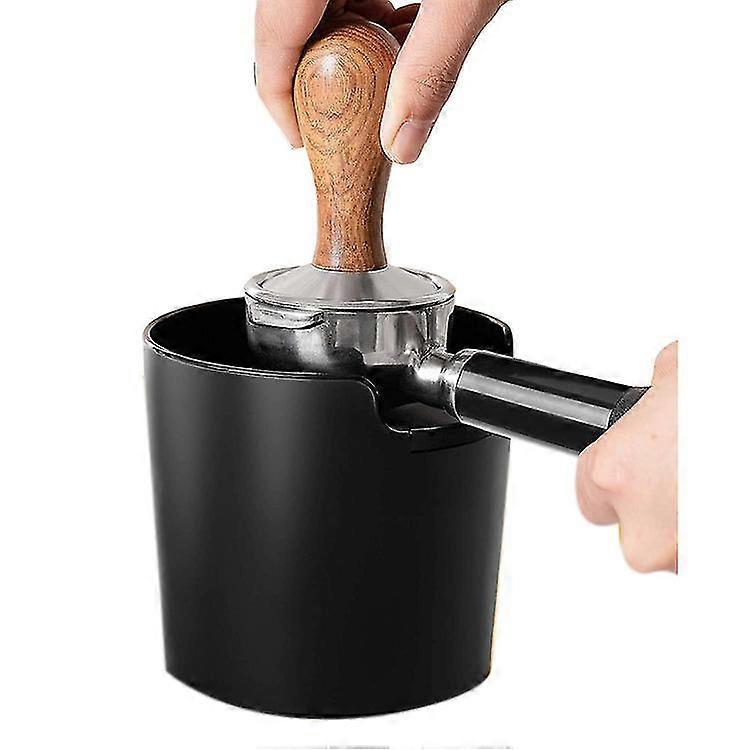 Behälter Für Kaffeepulverrückstände, Schwarz, Tiefe Schüssel, Rutschfest, Abnehmbare Klopfstange, Kaffeemaschinensatz, Recycling