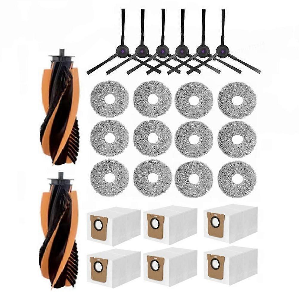26er-pack Ersatzteile Für Den Roboterstaubsauger Jonr P20 Pro/jonr T5 Pro: Hauptbürste, Reinigungstuch Und Staubbeutel.