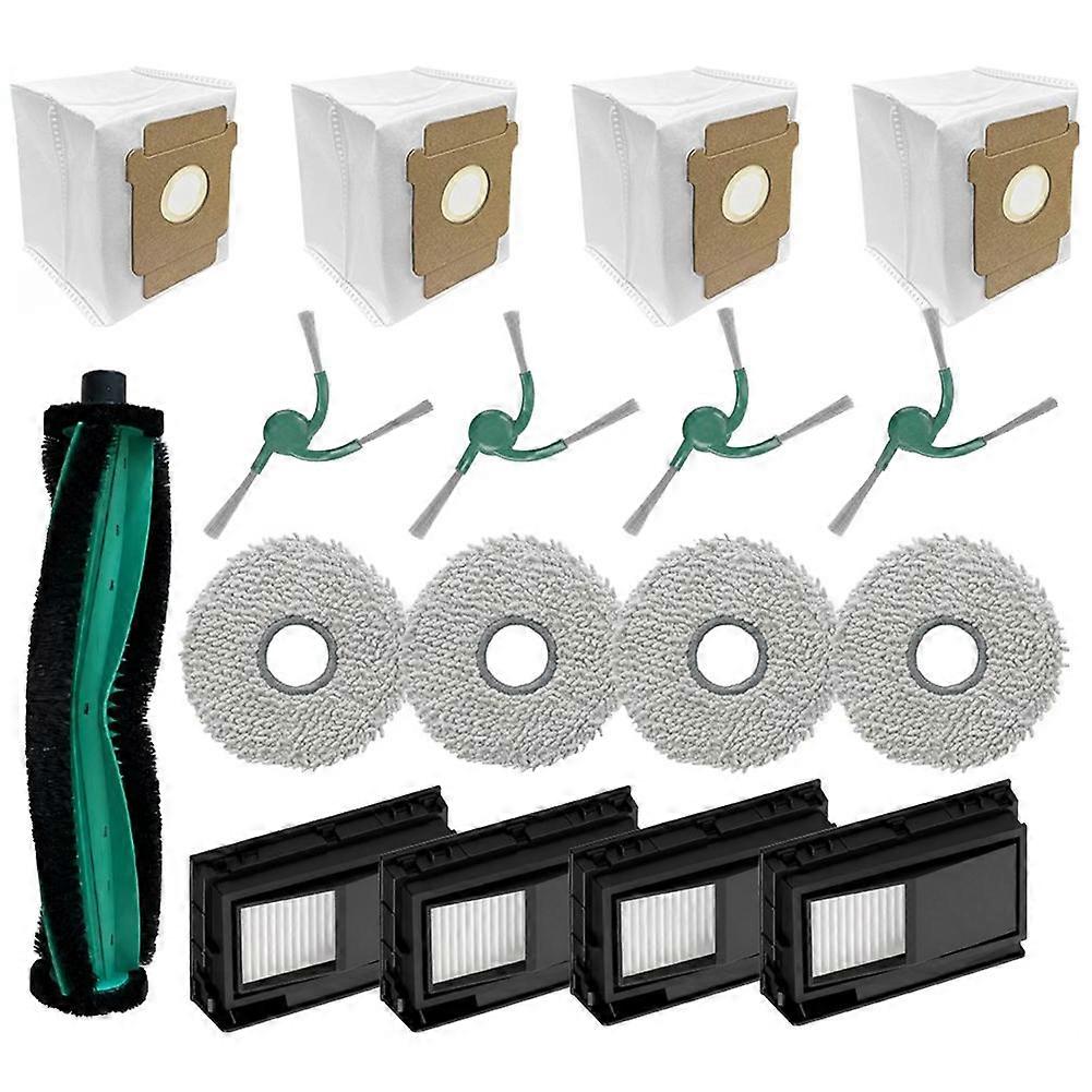 Ersatzteile Für Irobot Roomba Plus 415x Combo/ 415 Combo/ 515 Combo/ 575 Combo: Hauptbürste, Filter, Reinigungstuch Und Staubbeutel