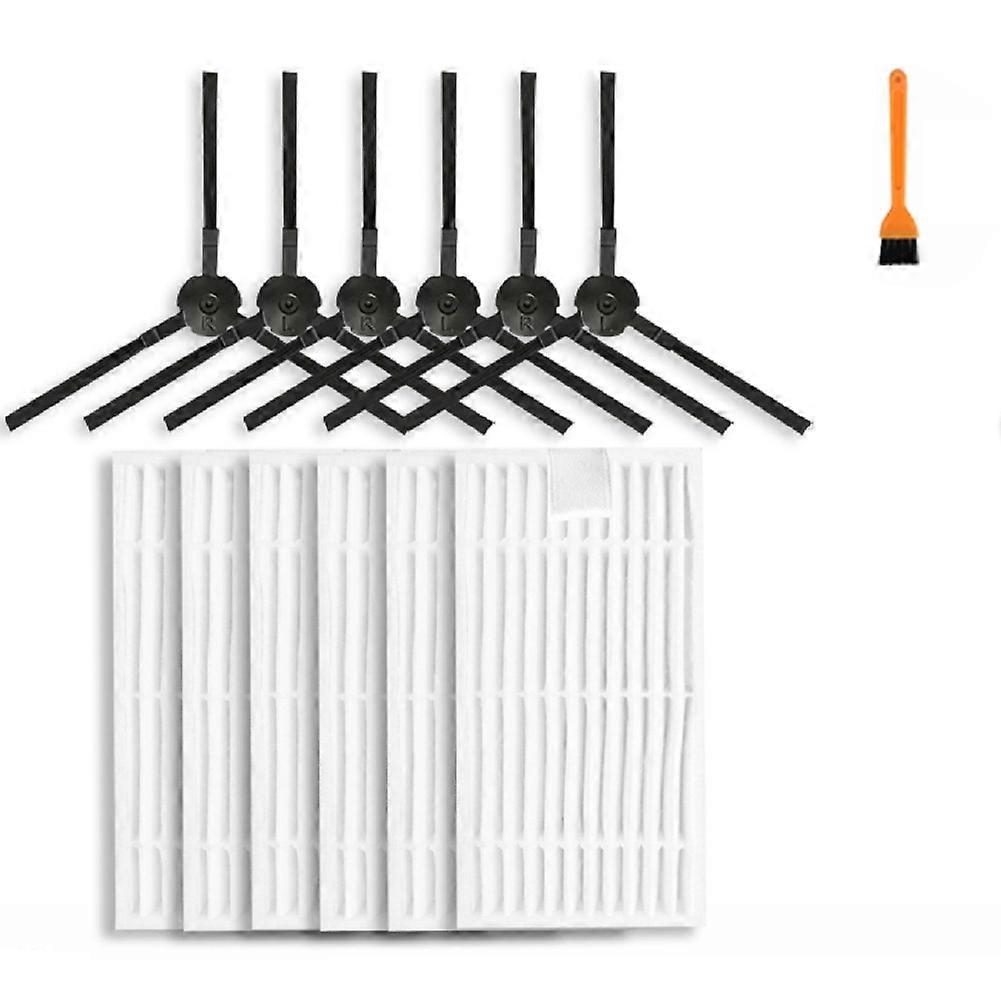 Ersatzteile Für Ilife Chuwi V3, V3s, V5, V5s, V5s Pro, V50, V55 Und X5 Roboterstaubsauger: Seitenbürste Und Hepa-filter.