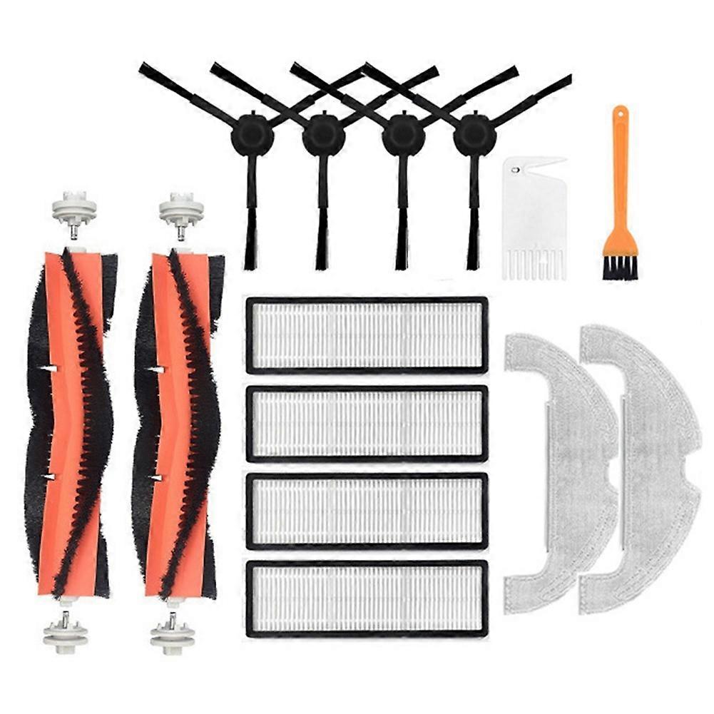 Für Mi Robot Vacuum-mop 2 Ultra Stytj05zhm Reiniger Teil Abnehmbare Hauptbürste Hepa Seite Filter Brus