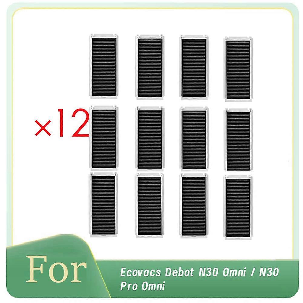 12er-pack Filter Für Ecovacs Deebot N30 Omni / N30 Pro Omni Staubsauger – Unverzichtbares Zubehör