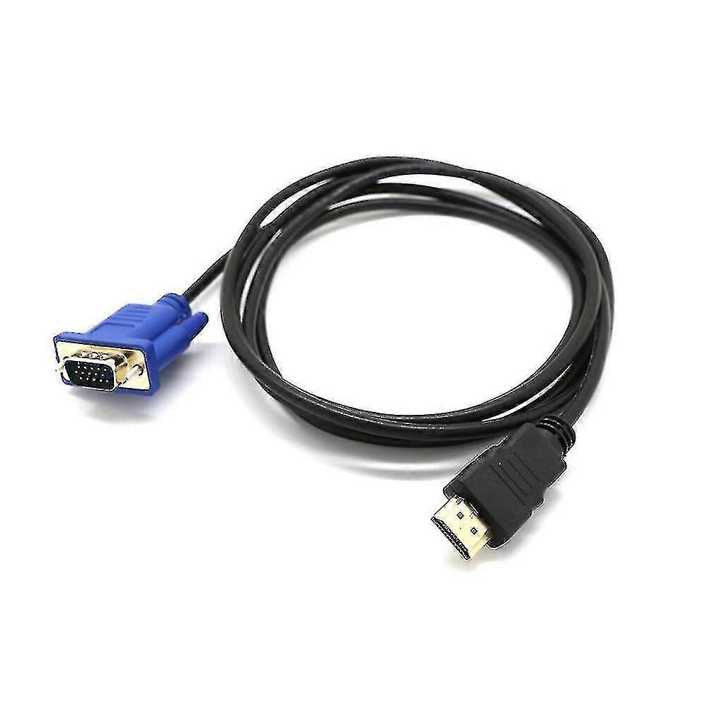 Hdmi-zu-vga-konverterkabel, Audiokabel, D-sub-stecker, Videoadapter Für Hdtv-computermonitor Für Pc-laptop-tv