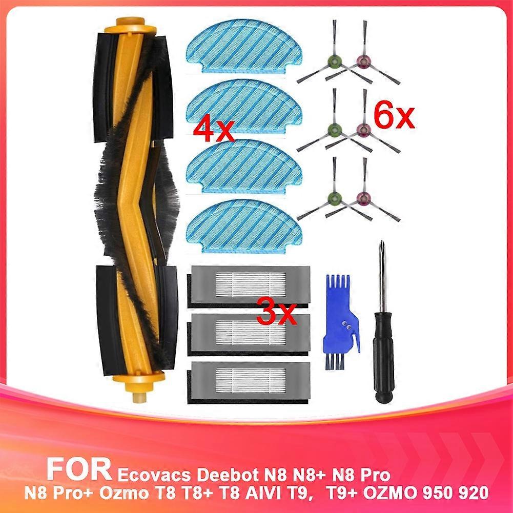 Zubehör Für Ecovacs Deebot N8, N8+, N8 Pro, N8 Pro+, Ozmo T8, T8+, T8 Aivi T9, T9+: Hauptbürsten, Seitenbürsten, Filter