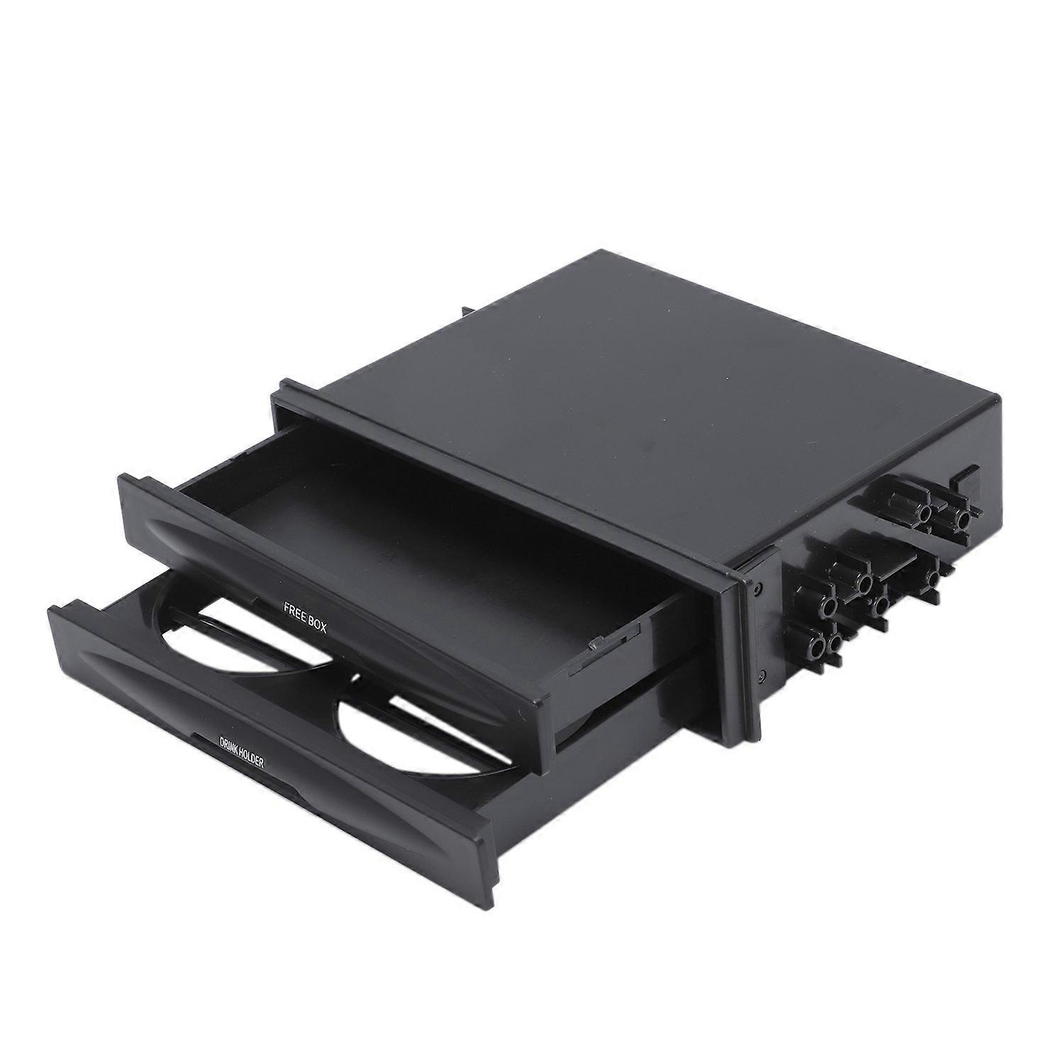 Universal Car Dash Trim Double Din Radio Pocket Kit Getränkehalter Box