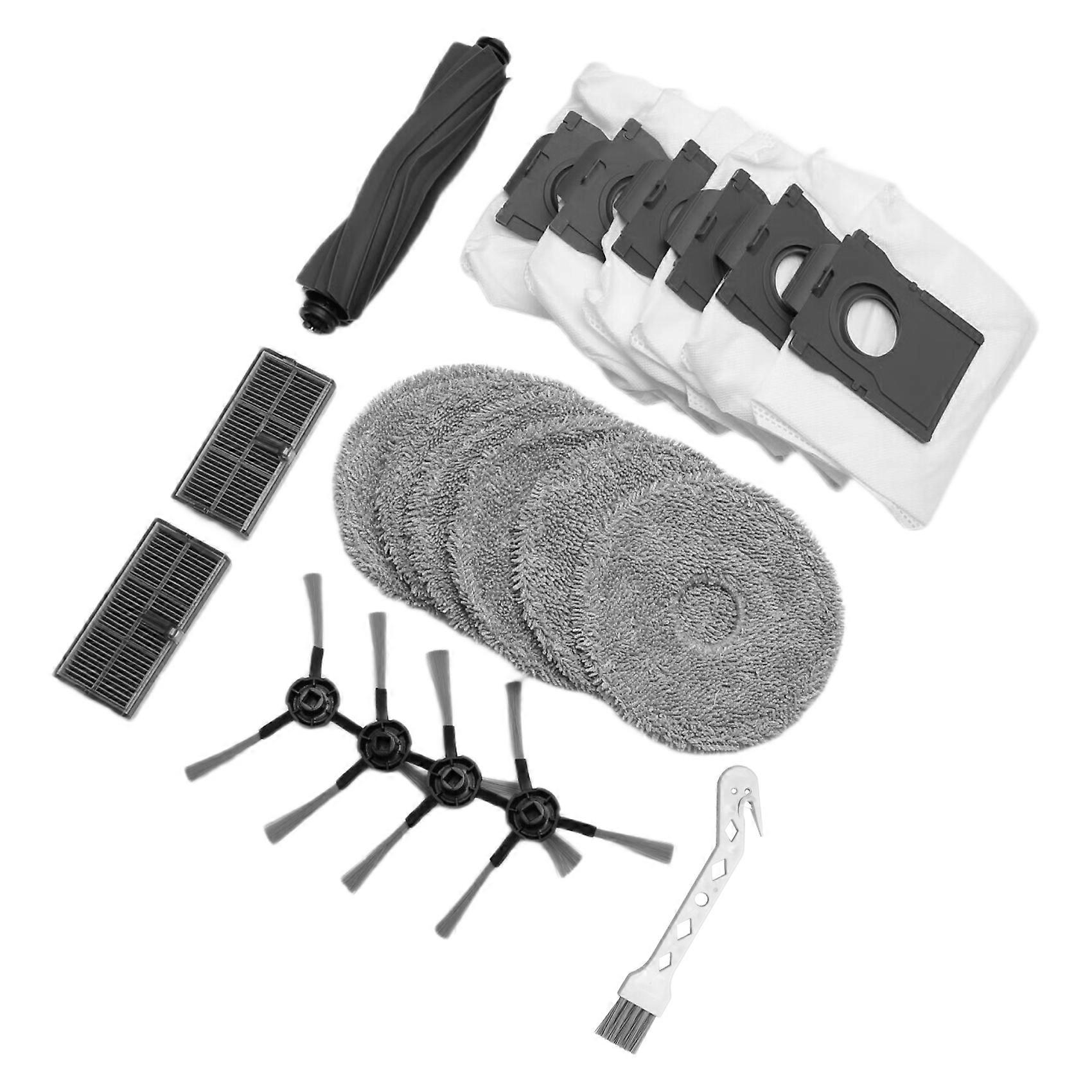 Ersatzteile Für Den Roboterstaubsauger Dreame L10s Pro Ultra Heat / X30 Ultra: Hauptbürste, Hepa-filter, Reinigungstuch Und Staubbeutel.