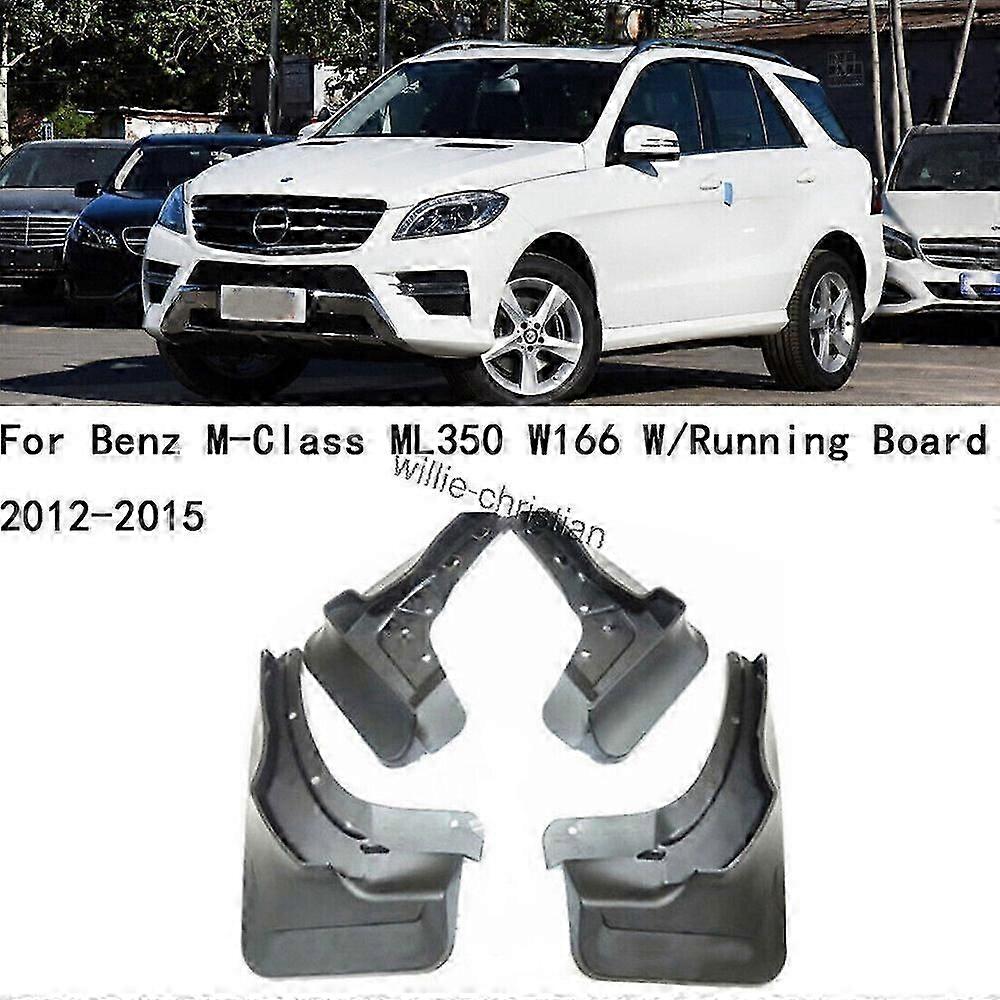 Gilt Für Original-schmutzfänger Für Benz M-klasse Ml350 W166 Mit Trittbrett-spritzschutz 2012–2015