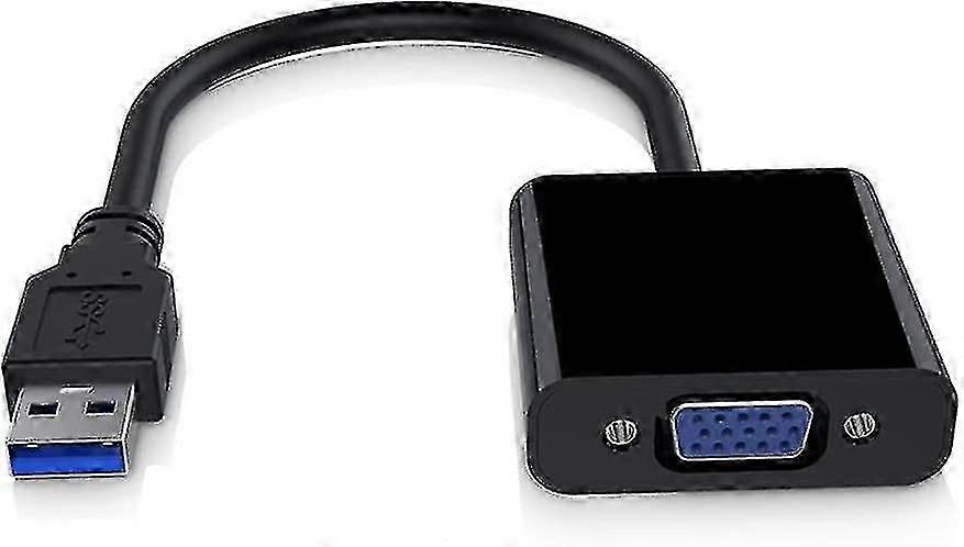 Usb 3.0-zu-vga-adapter, 1080p-videokonverter, Unterstützt Pc Und Laptop Windows 7/8/8.1/10 Usw.