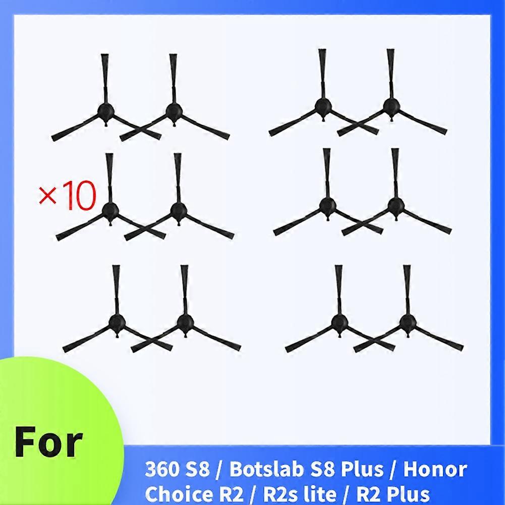10 Stück Seitenbürsten Für 360 S8 / Botslab S8 Plus / Honor Choice R2 / R2s Lite / R2 Plus