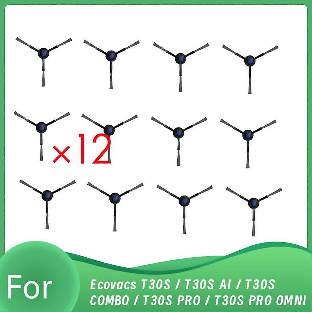 12er-pack Seitenbürsten Für Ecovacs T30s / T30s Ai / T30s Combo / T30s Pro / T30s Pro Omni Roboterstaubsauger