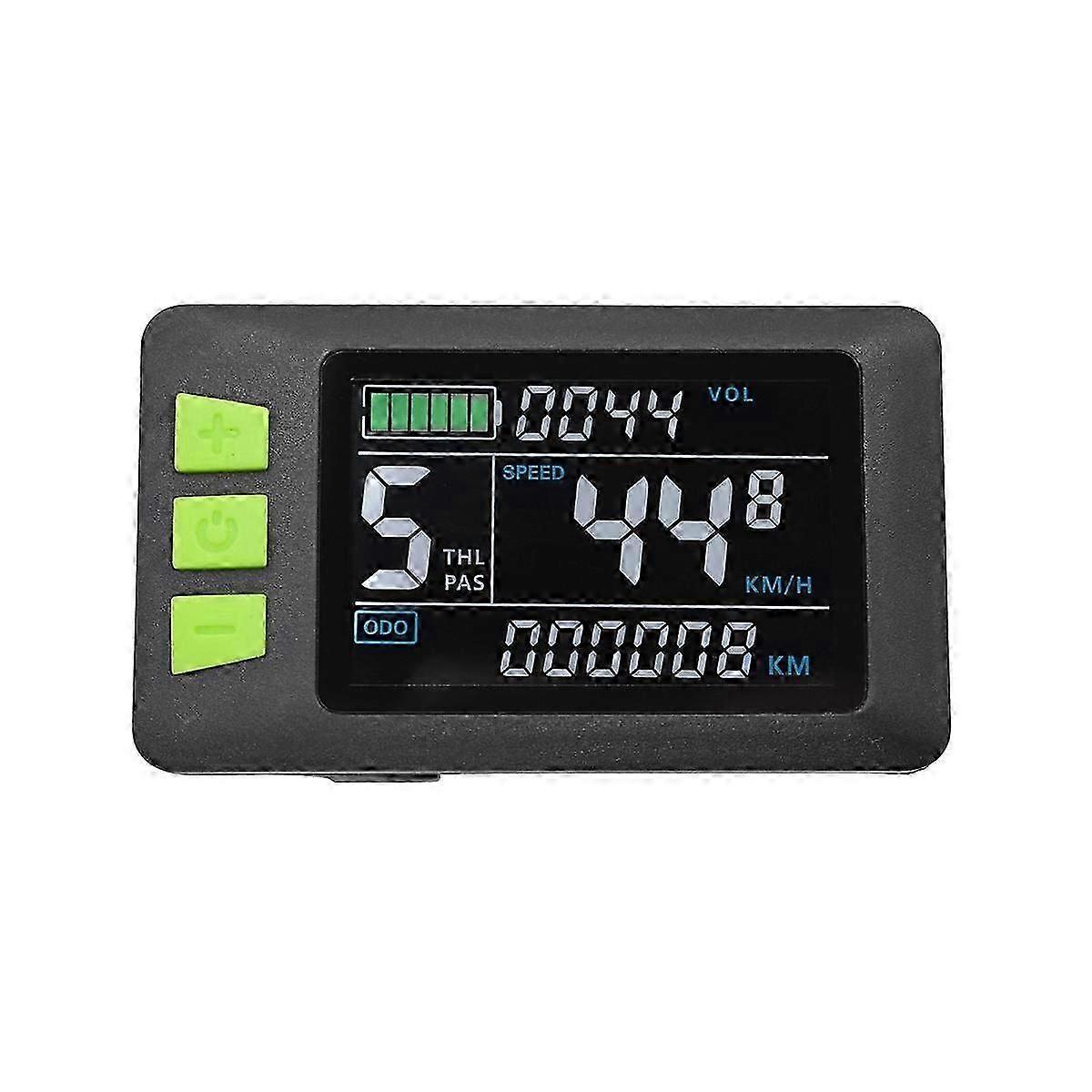 P3c Lcd-display, Armaturenbrett, Bunter Bildschirm, 24 V, 36 V, 48 V, 60 V, Elektrischer Fahrradcomputer Für Elektroroller (6-polig)