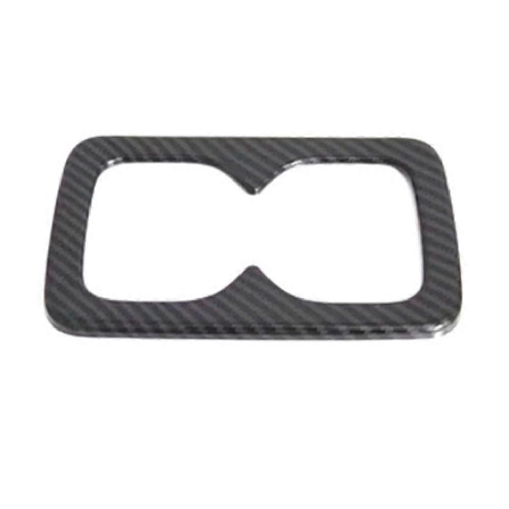 Für Sylphy Sentra 2020 2021 Carbon Fiber Hinten Wasser Tasse Halter Schutz Rahmen Trim Stick