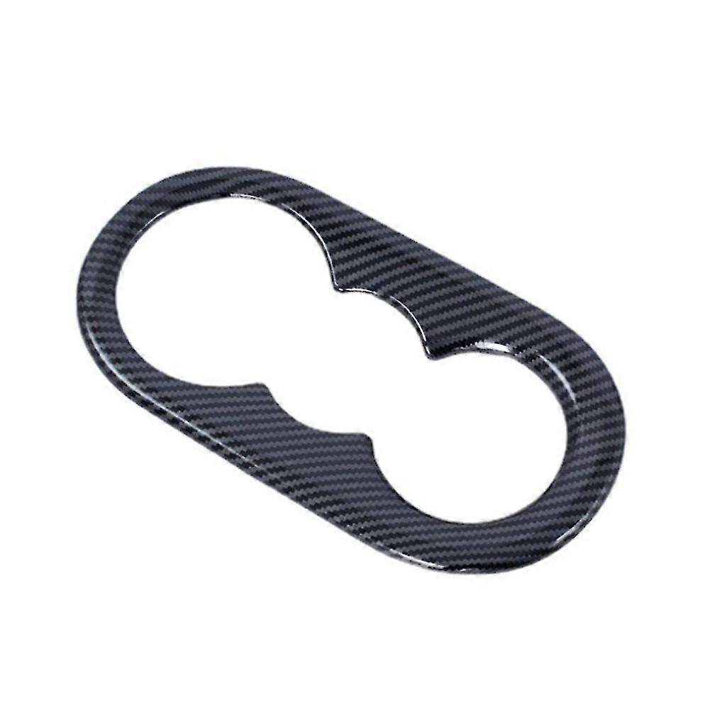 Carbon Fiber Abs Auto Hinten Armlehne Box Wasser Tasse Halter Abdeckung Dekoration Für Id.4 Id4 2021 2022