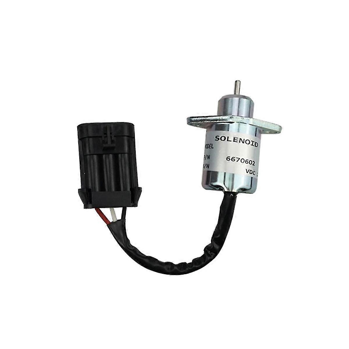 12 V Motorstopp-magnetventil Bagger-stopp-magnetventil Für Bobcat 463 553 S70 S100 6670602