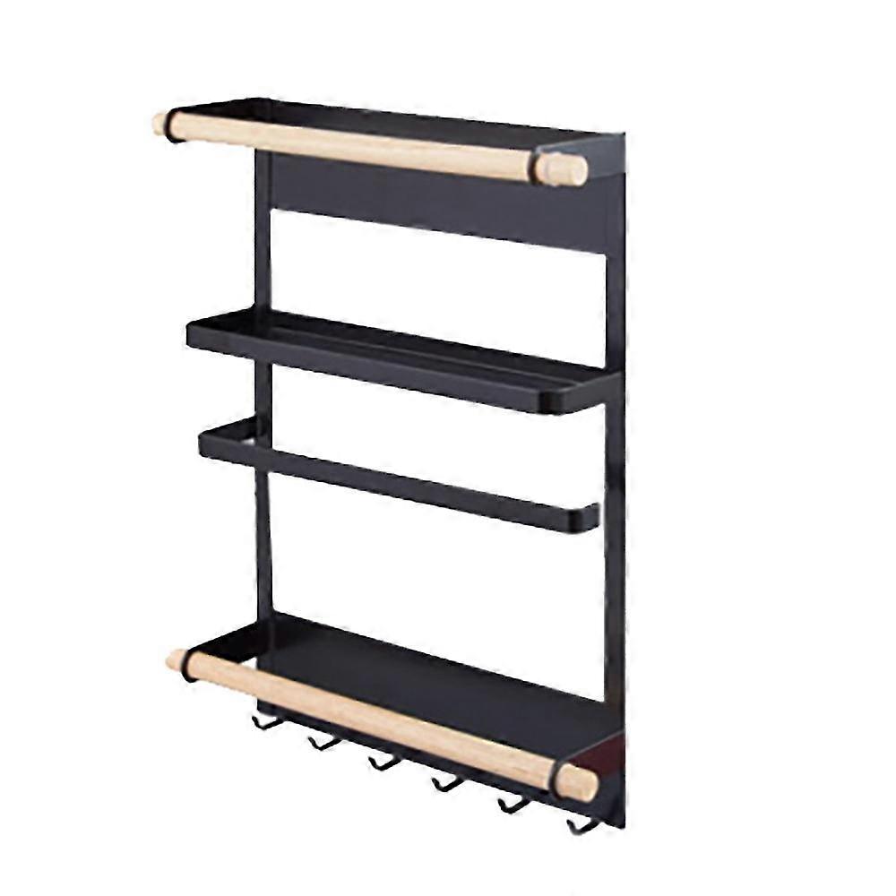 Küchenregal, Kühlschrank-organizer, Magnetischer Papierhandtuchhalter Im Design, Stabiles Kühlschrankregal St