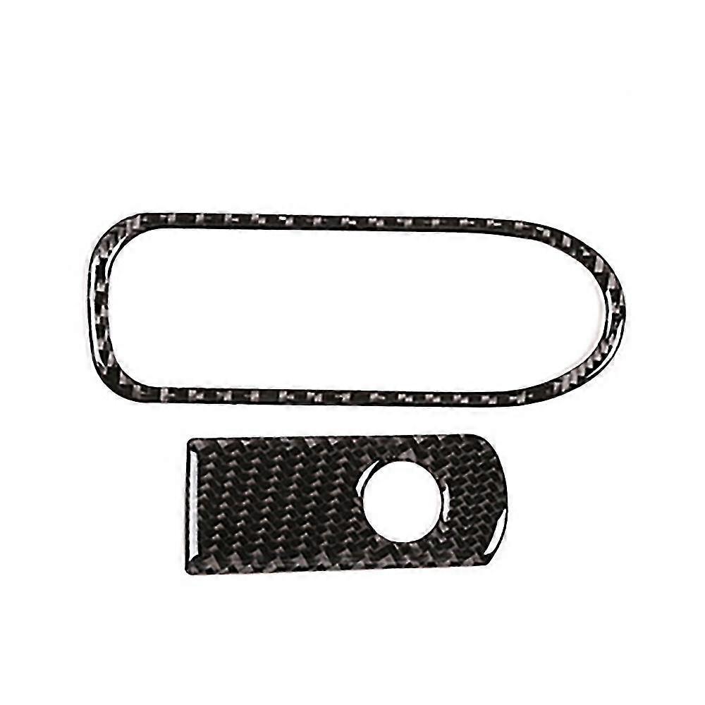 Auto-handschuhfach-schalterabdeckungsverkleidung Aus Weicher Kohlefaser Für 2011–2018