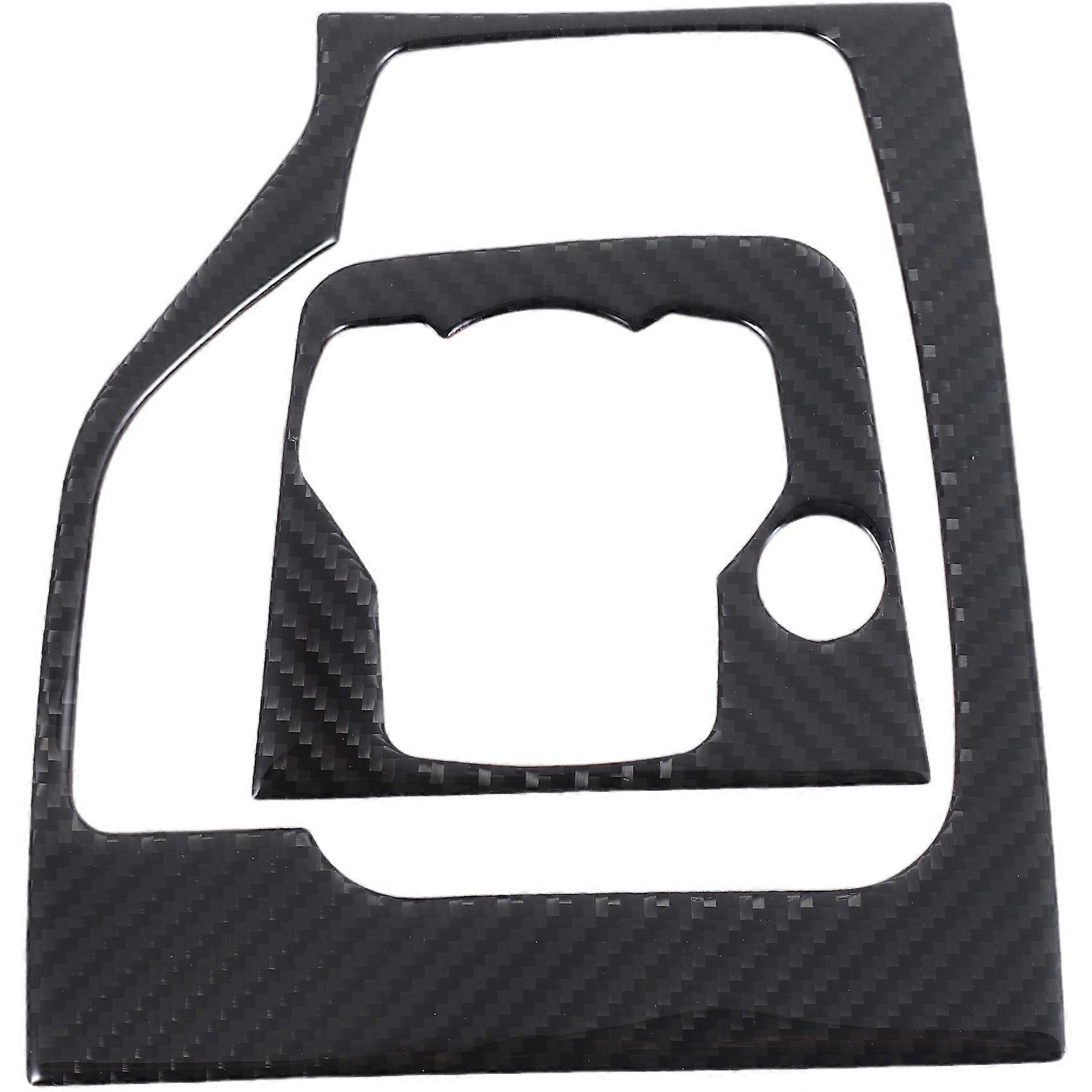 Carbon Fiber Auto Getriebe Kopf Schaltknauf Panel Abdeckung Aufkleber Für 3 Axela 2014 2015 2016 2017 Accessori