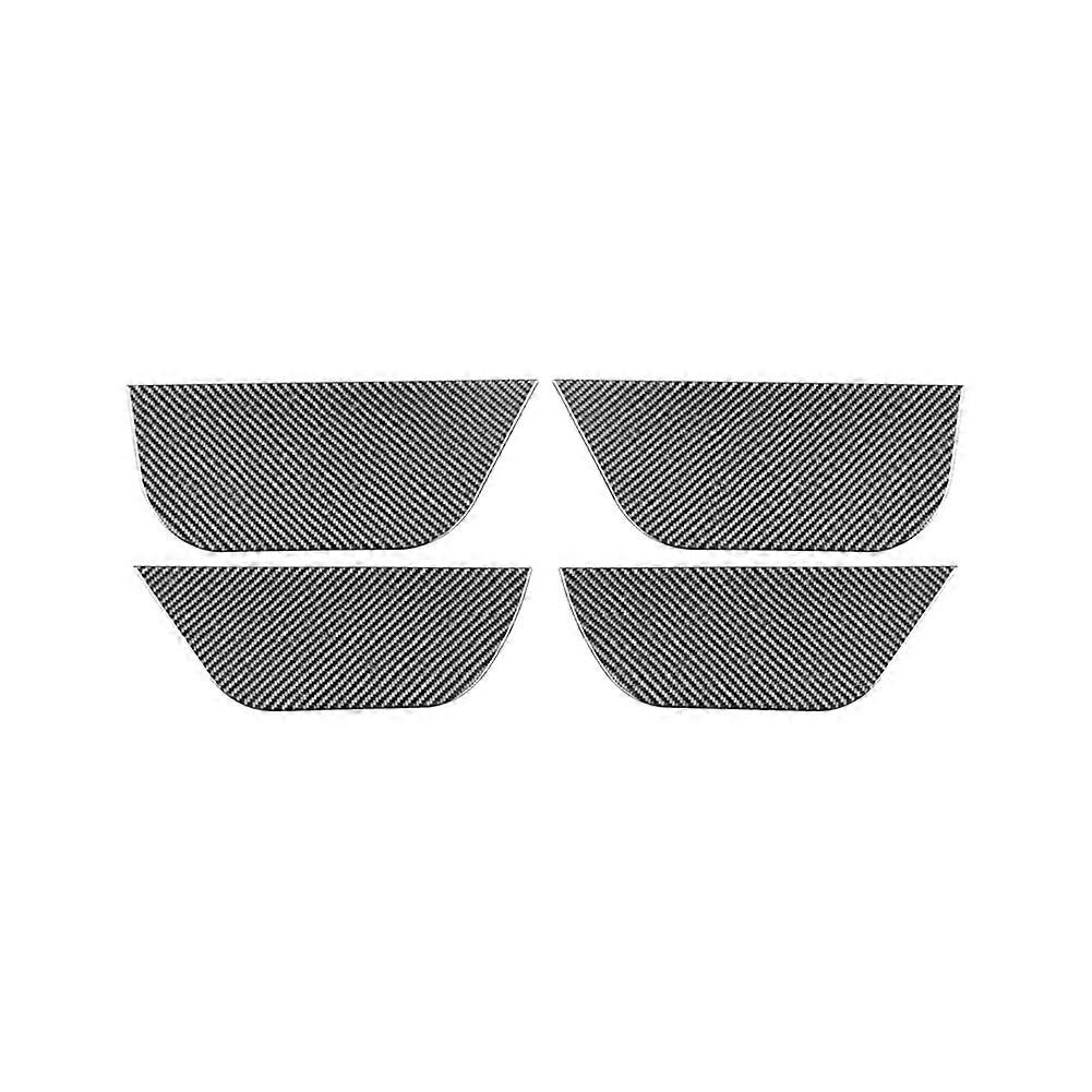 Für 2015-2022 Weiche Carbon Faser Auto Seite Tür Panel Abdeckung Trim Aufkleber Dekorative Zubehör