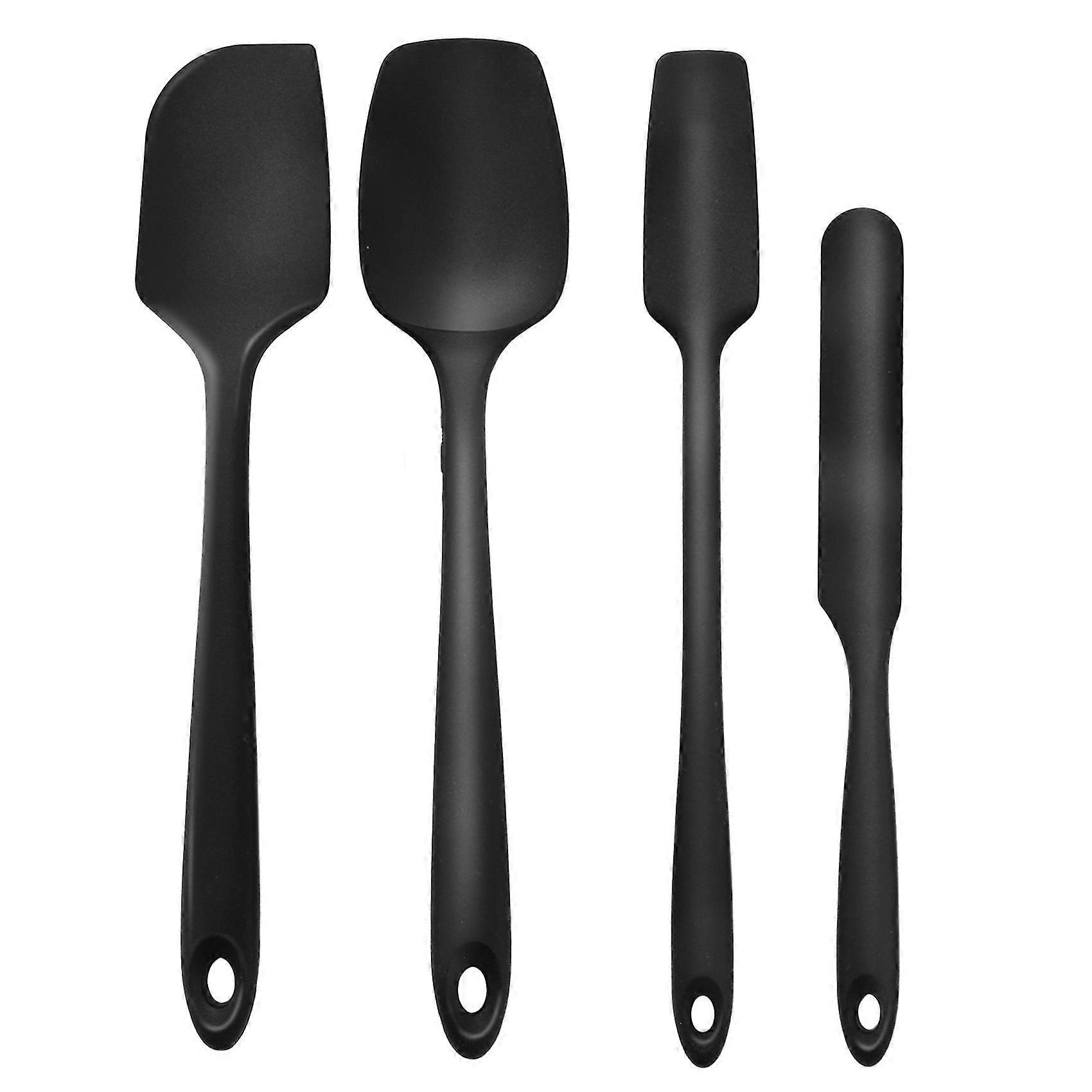 Silikon-spatel-set, Hitzebeständige Silikon-gummi-spatel, Nahtloser Spatel, Flexibel, Antihaftbeschichtet