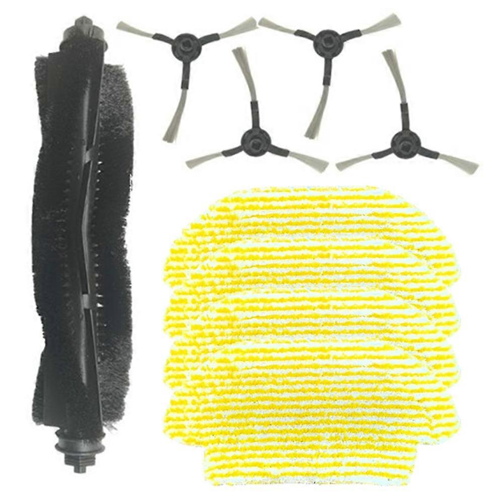 9-teiliges Set Für Karcher Rcv3 Roboterstaubsauger: Hauptbürste, Seitenbürste Und Reinigungstuch-ersatzteile.