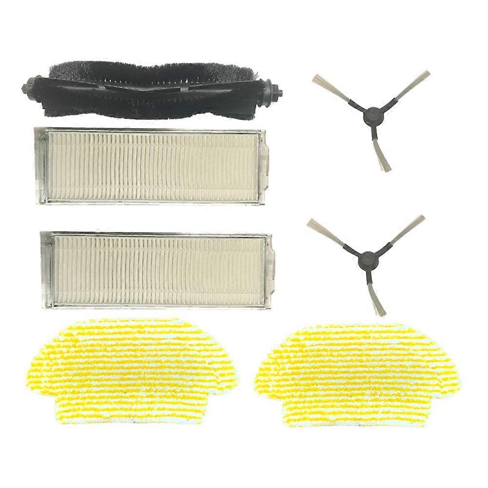 Ersatzteile Für Karcher Rcv3 Staubsauger: Hauptbürste, Seitenbürste, Filter Und Wischtuch (7 Stück).