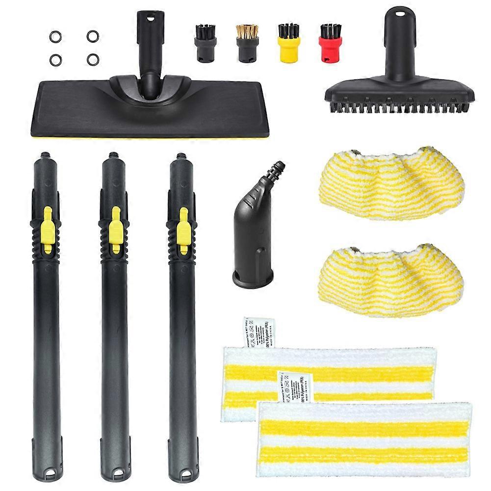 Runde Dampfbürste, Verlängerungsdüse Und Wischset Für Karcher Sc1 Sc2 Sc3 Sc4 Sc5 Sg4 Dampfreiniger – Zubehör D