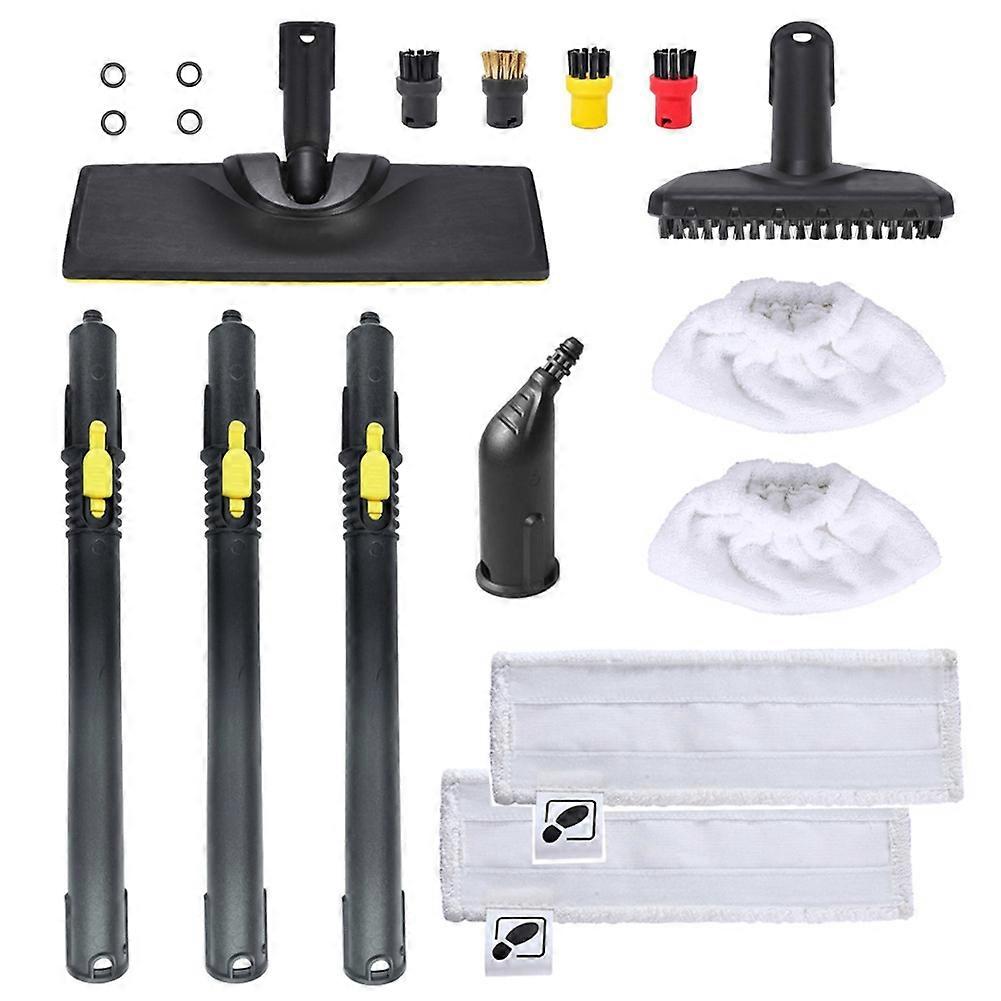 Runde Dampfbürste, Verlängerungsdüse Und Wischset Für Karcher Sc1 Sc2 Sc3 Sc4 Sc5 Sg4 Dampfreiniger – Zubehör C