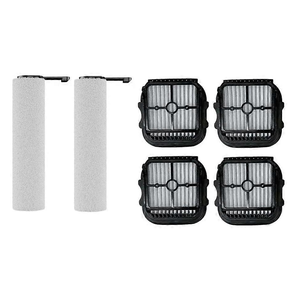 Set Mit 6 Rotierenden Bürsten Und Filtern Für Den Kabellosen Nass- Und Trockensauger Jonr Ed12 Pro Max. Ersatzteile Für Staubsaugerbürste Und Filter.