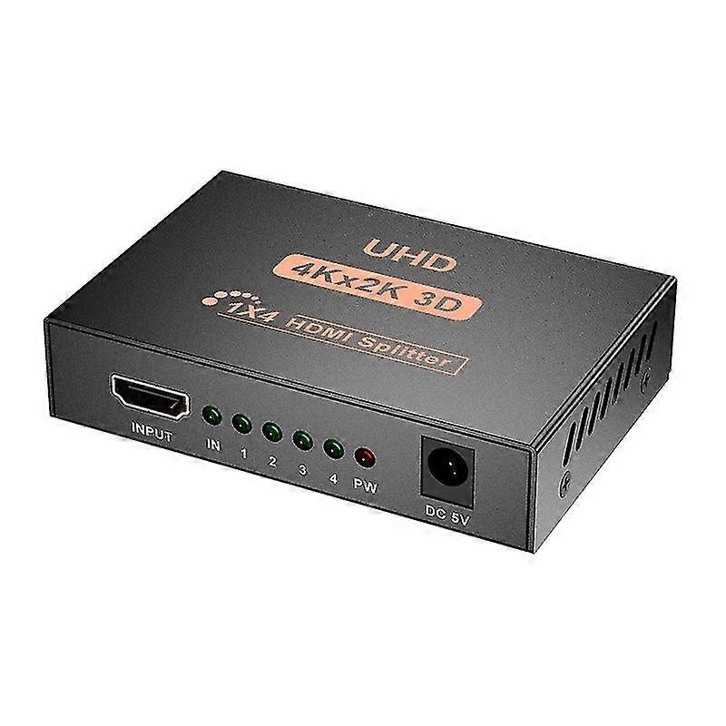 4k 1x4 Splitter Par 1 Port Auf 4 Displays, Duplizieren/spiegeln, Usb-splitter Für (ausgänge)