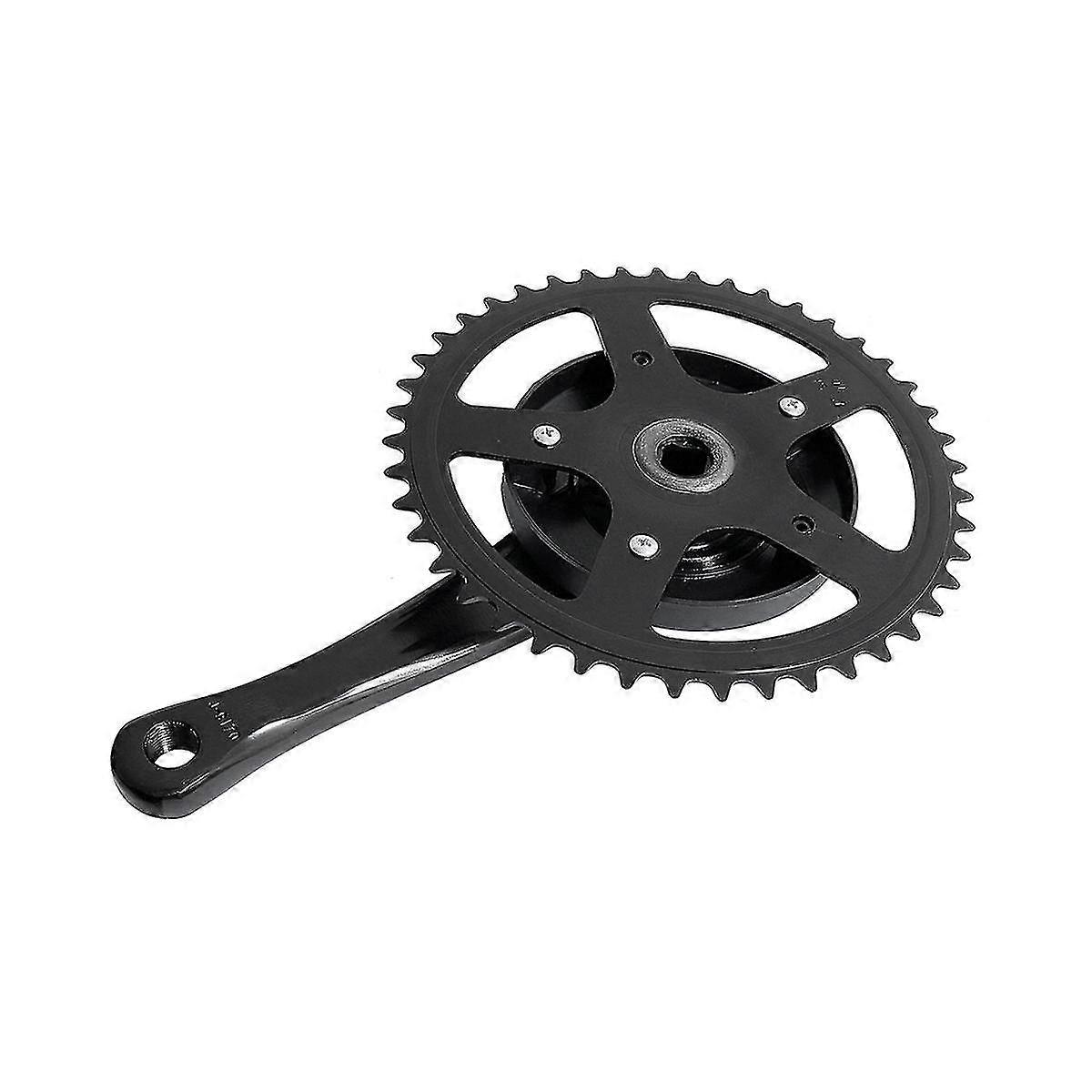 Fahrradkurbelgarnitur Single Speed ​​​​44t Kurbelgarnitur Aluminiumlegierung 170 Mm Kurbel Fahrradzubehör