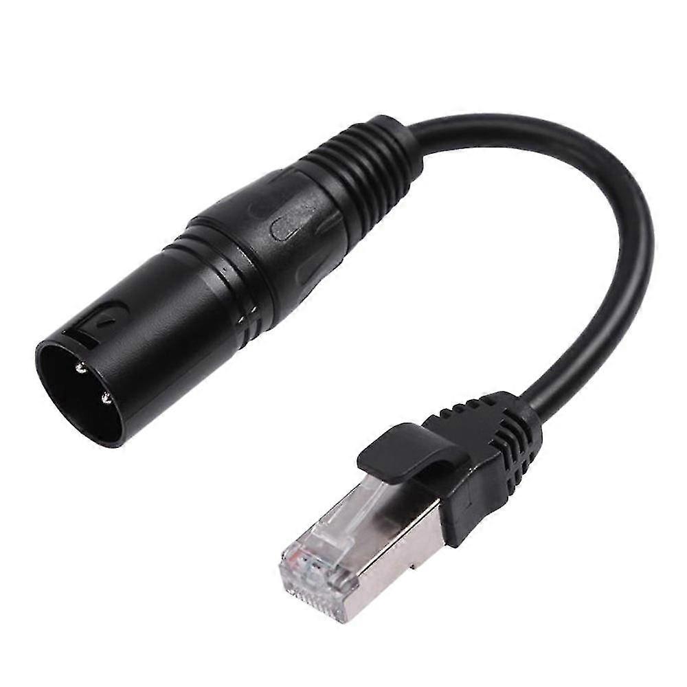 Xlr3 Auf Rj45 Netzwerkkabel Buchse Port Xlr Kopf Auf Netzwerkkabel Verlängerung Auf Xlr Stecker Led-licht Ca
