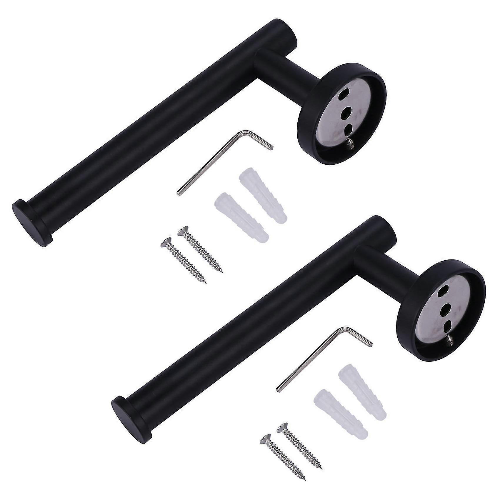 2x Toilettenpapierhalter Wasserdichter Papierhalter Toilettenpapierhalter Für Badezimmer Zubehör Set Bla