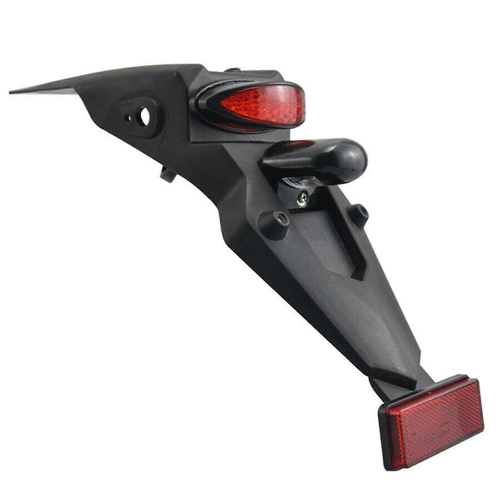 Universeller Motorrad-heckkotflügel Mit Led-rücklicht Für Kotflügel, Led-bremsrücklicht