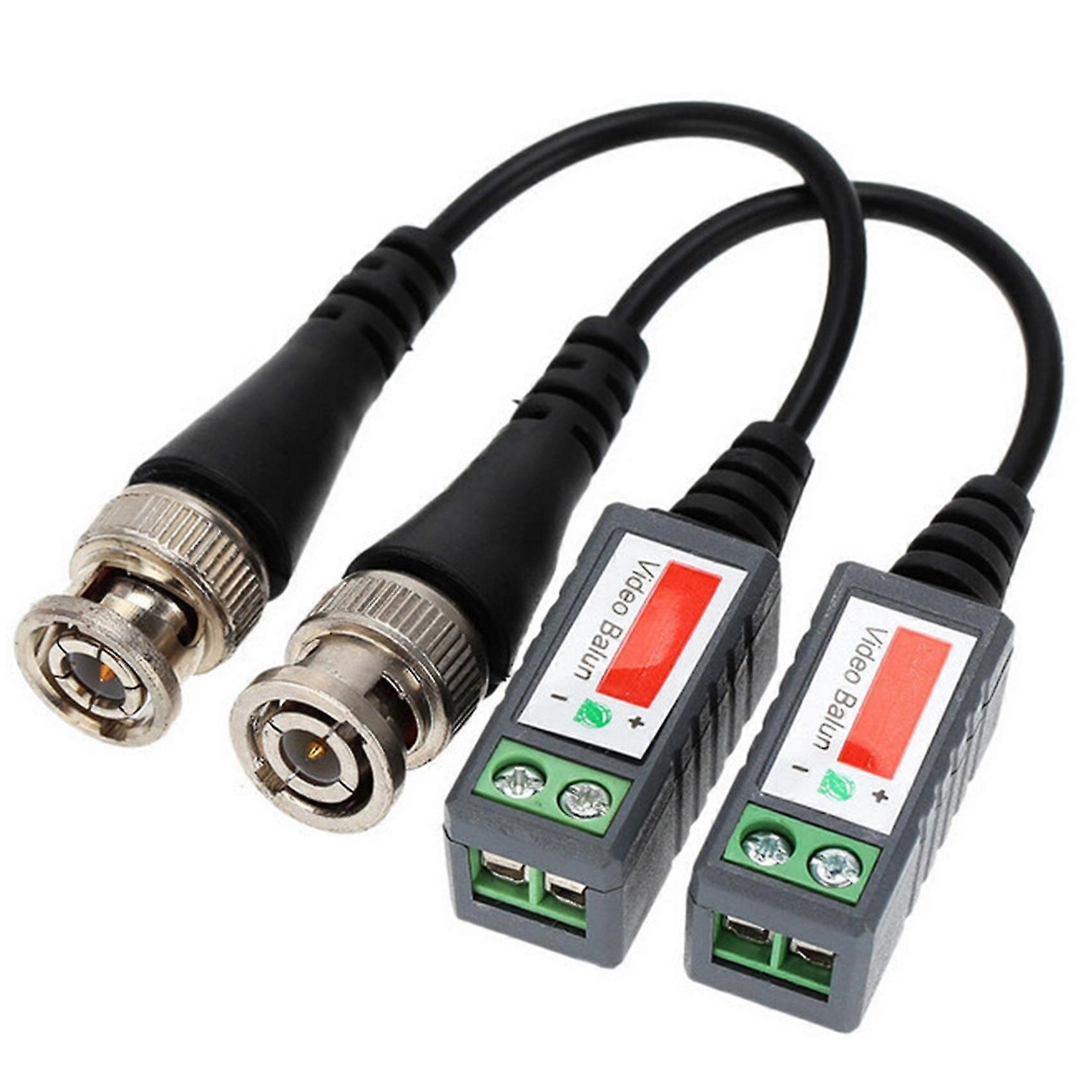 10 Stück Cctv-video-balun Cctv-zubehör Passive Transceiver 2000 Fuß Entfernung Utp Balun Bnc Ca-kabel