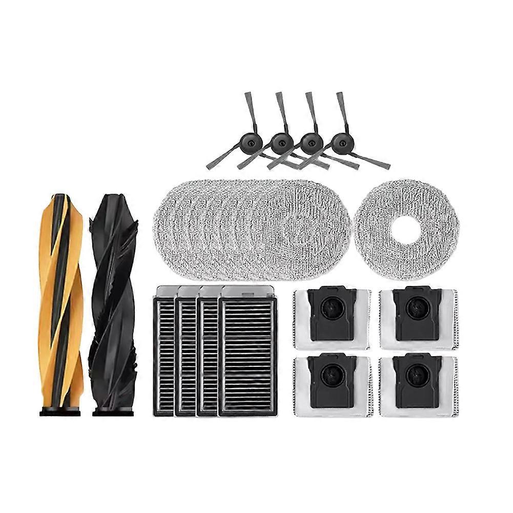 22-teilige Packung Für Staubsauger Dreame X50 Ultra / X50 Master / X50 Ultra Complete: Hauptseitenbürste, Hauptseitenbürste, Reinigungsfilter Und Staubbeutel