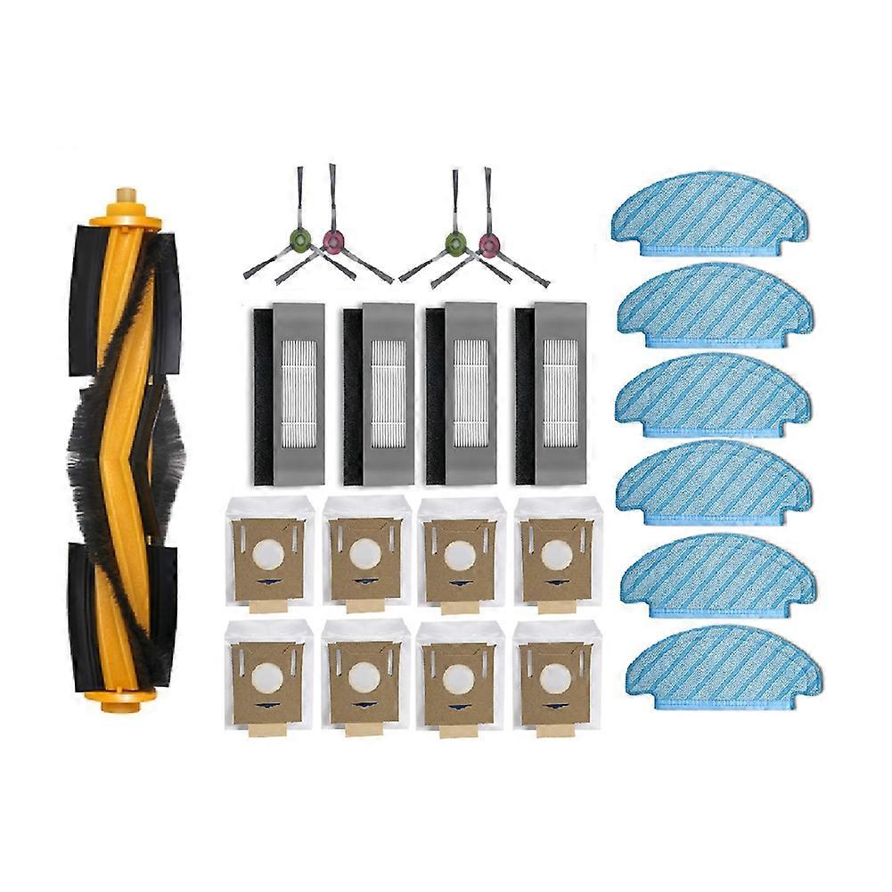 Packung Mit 23 Teilen Für Ecovacs Deebot N8/n8 Pro/ozmo T8/t8 Pure/t9/t9+ Staubsauger: Hauptbürste, Filter Und Staubbeutel.