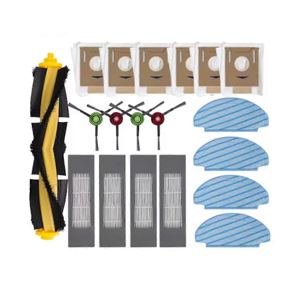 19 Stück Für Ecovacs Deebot T8 / T8 Max / T8 Aivi / T9+ / N8 Pro / N10 Plus Staubsauger: Hauptbürste, Filter Und Staubbeutel.