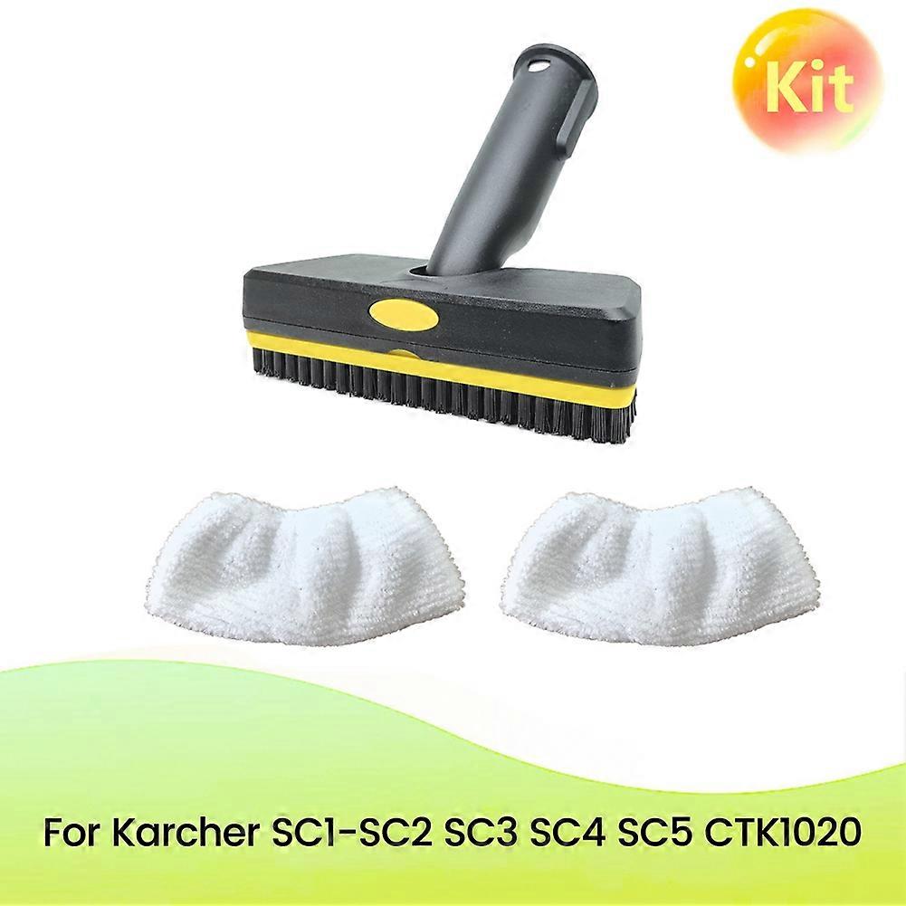Ersatz-handdampfbürste Mit Dampftuch-set Für Karcher Sc1 Sc2 Sc3 Sc4 Sc5 Ctk1020 Dampfreiniger