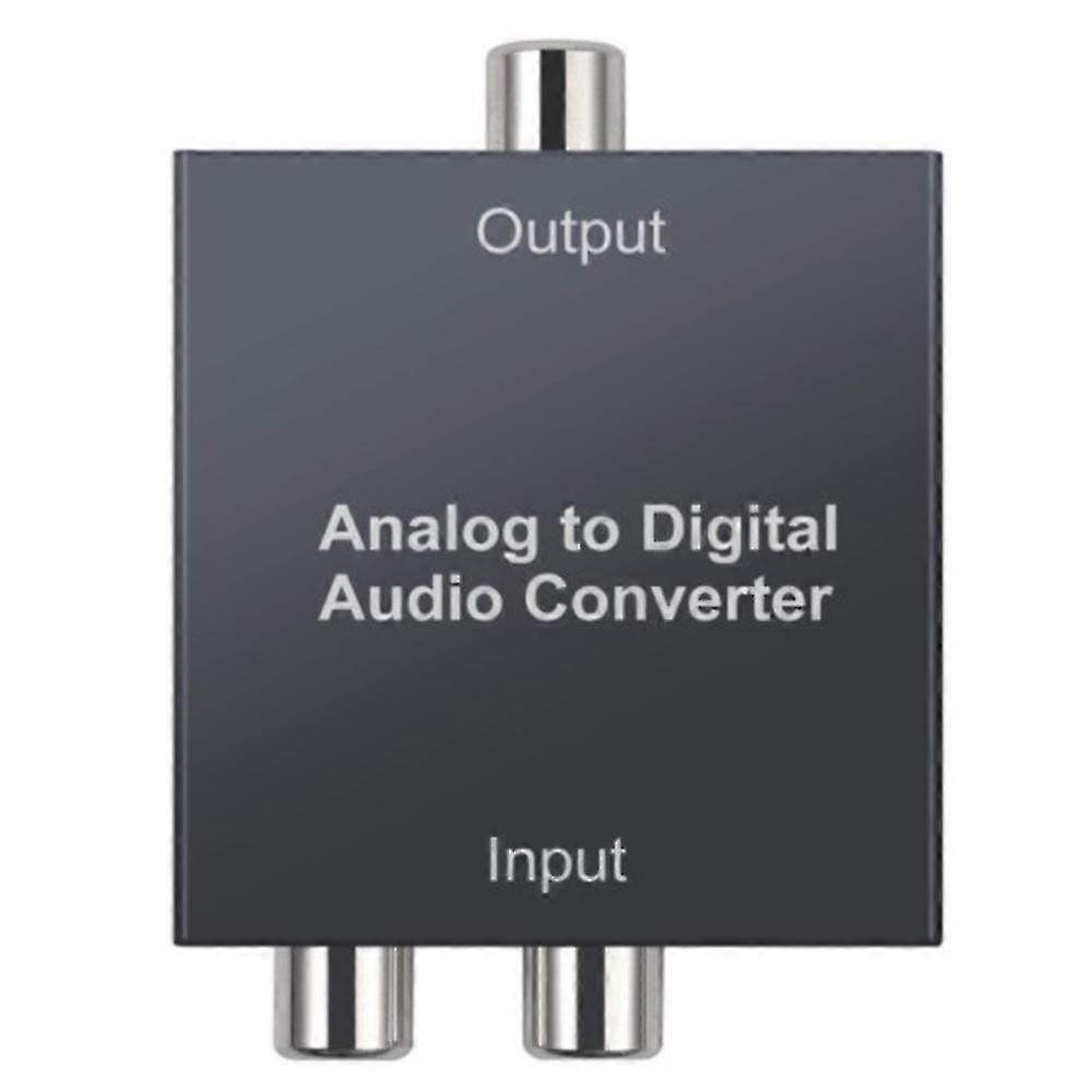Analog-zu-digital-audio-konverter, R/l-rca, 3,5 Mm Aux-zu-digital-koaxial-toslink-optischer Audio-adapter
