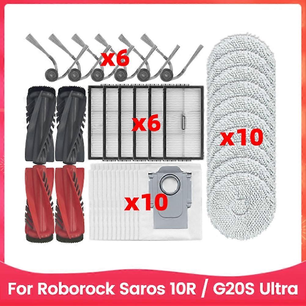 36er-pack Ersatzteile Für Saros 10r/g20s Ultra Staubsauger, Hauptseitenbürste, Hepa-filter, Staubpads