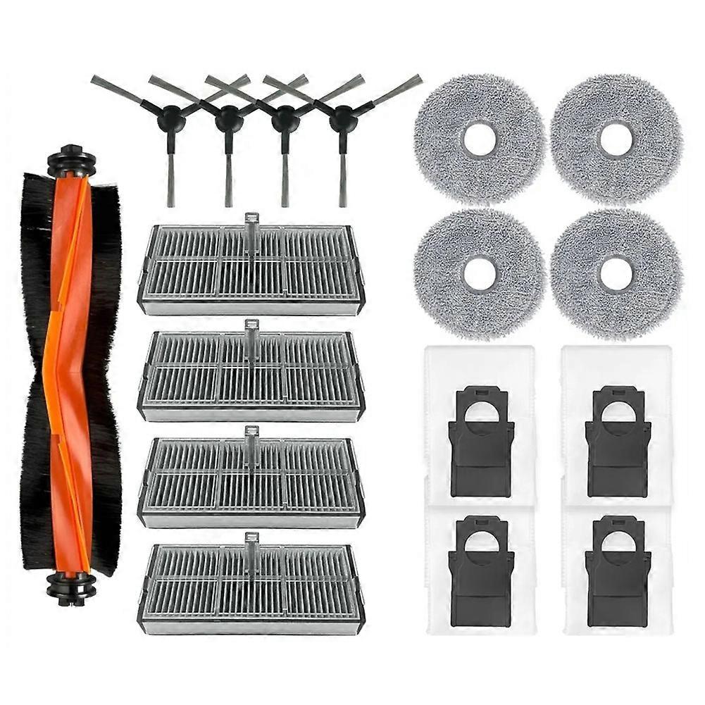 Für X30 Pro Roboter-staubsauger Hauptseitenbürste Hepa-filter Mopptuch Staubbeutel Ersatz P