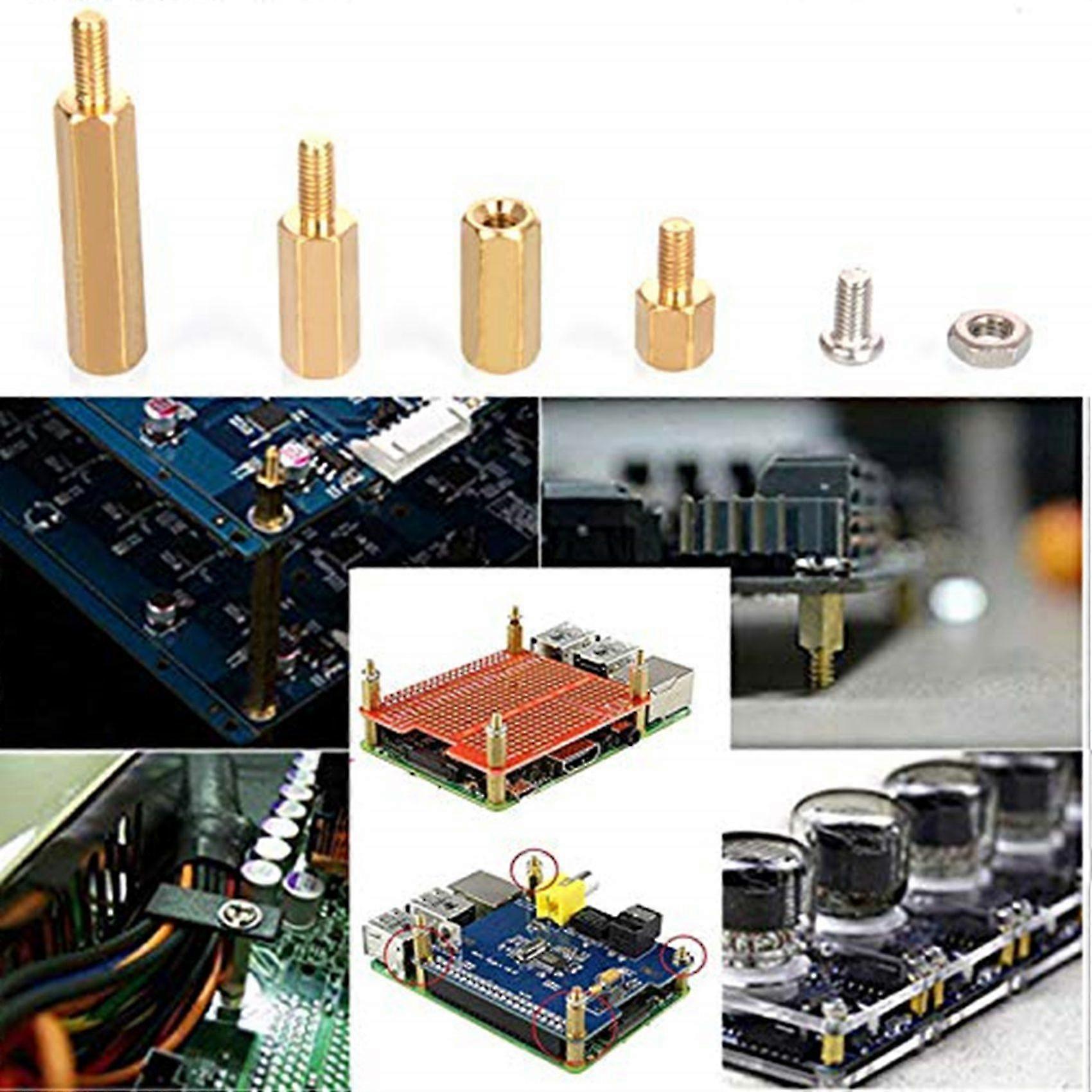 Für Modell B/3b+/3b 124-teiliges Installationswerkzeug M2,5-serie Sechskant-messing-abstandshalter/muttern+schrauben-zubehör