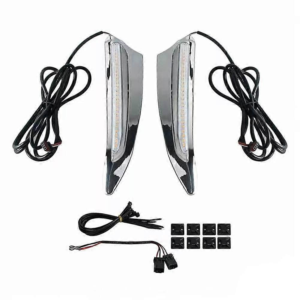 Klar Motorrad Blinker Front Vent Trim Licht Für Honda Gold Wing Tour Dct Airbag 2018-up Motorrad Zubehör Klar