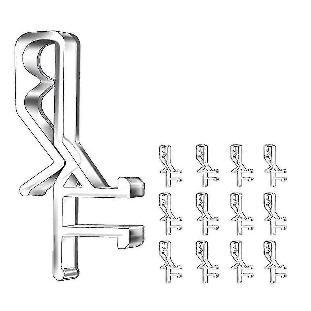 Kanal-volant-clips, 1-7/8 Zoll Transparente Volant-clips Aus Kunststoff Für Sockelleisten Mit Einer Nut In Der