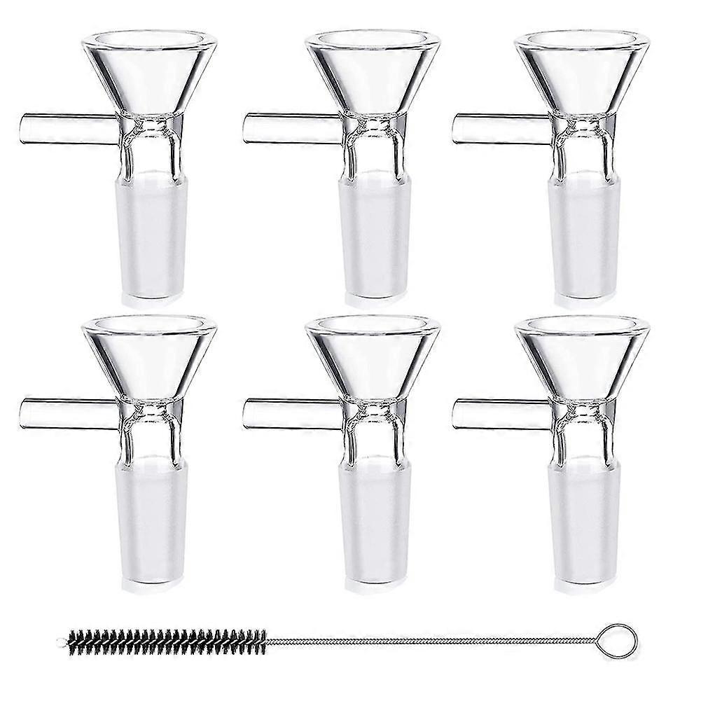 14-mm-schüssel – Klarglastrichter, 6 Kleine Wissenschaftliche Glastrichter Mit Reinigungsbürste