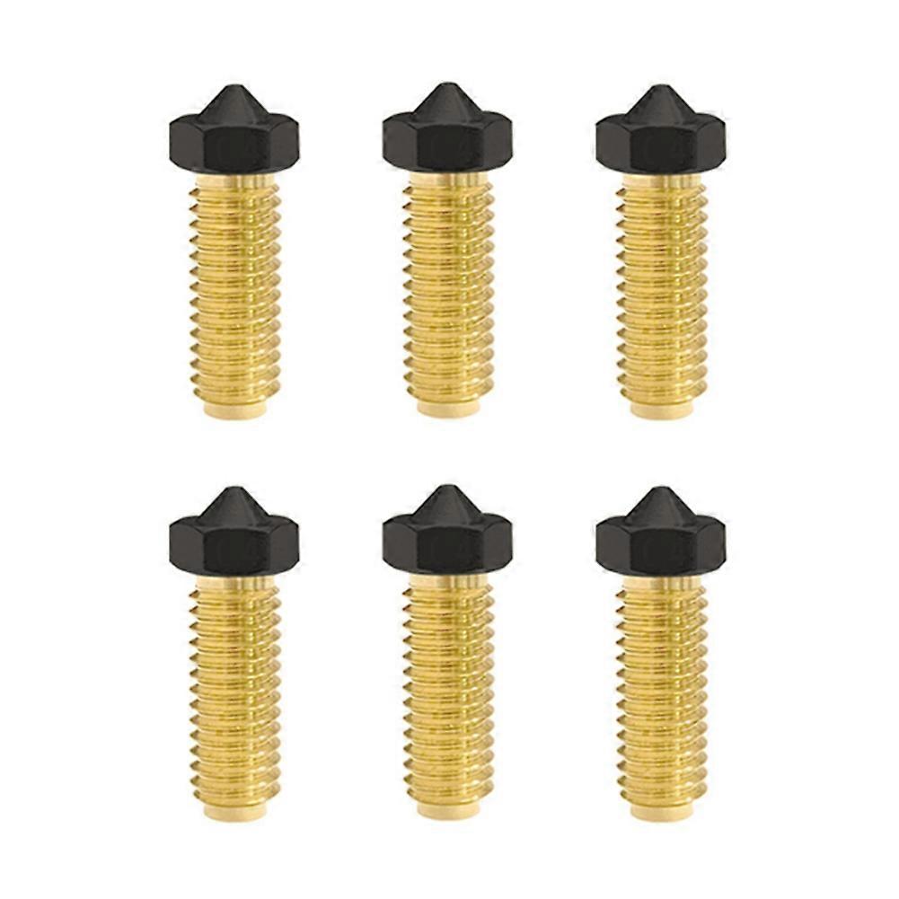 6er-pack Düsen Für Anycubic Kobra 2/k2 Neo/kobra2 Max-druckkopf, Beschichtete Düsen Für Gratfreien Petg-druck, 0,4 Mm